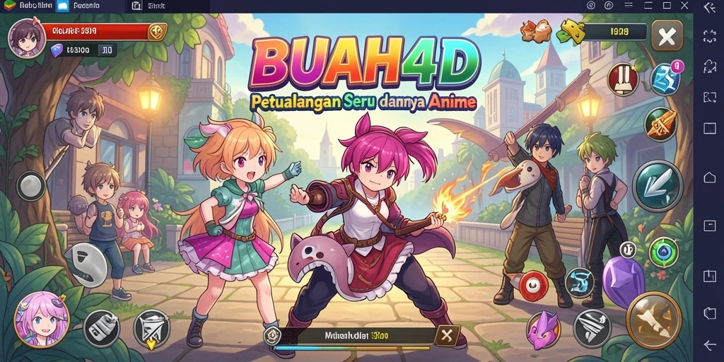 Tampilan gameplay BUAH4D yang menakjubkan di dunia anime.