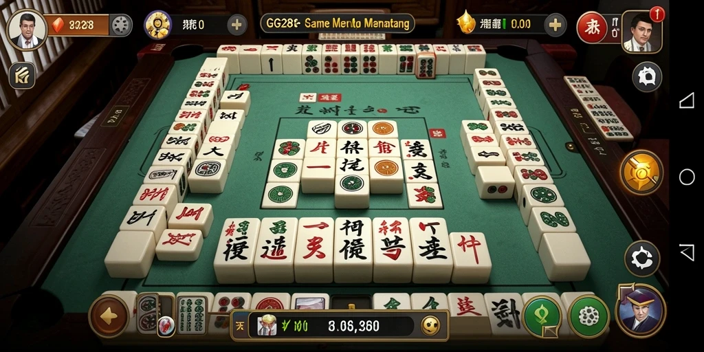 Screenshot gameplay GG288 menampilkan papan Mahjong yang berwarna-warni dan menarik.