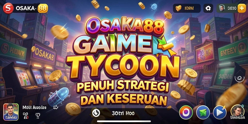 Screenshot OSAKA88 menampilkan gameplay Tycoon yang mendebarkan.