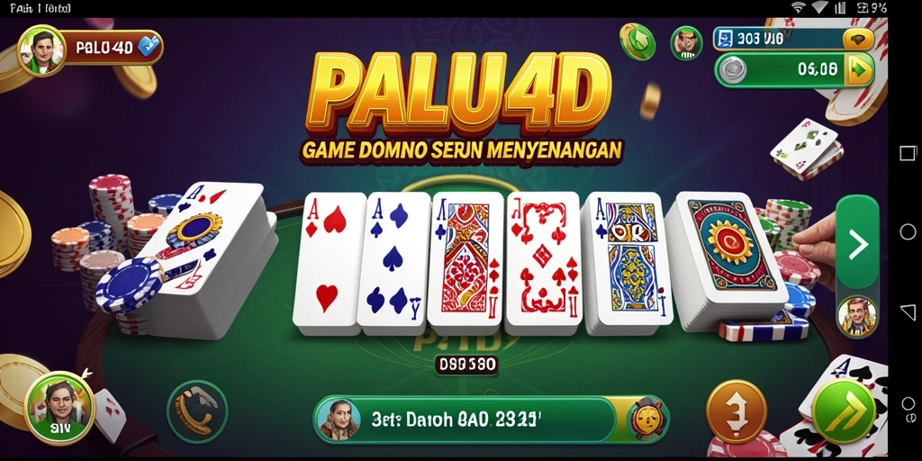 Screenshot gameplay PALU4D menunjukkan keseruan bermain Domino.