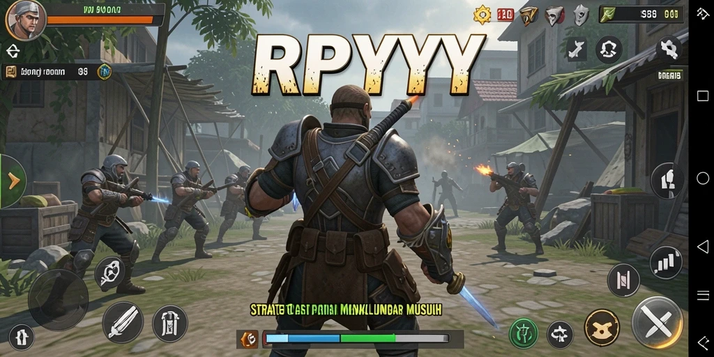 Tampilan gameplay RPYYY yang intens dan memukau.