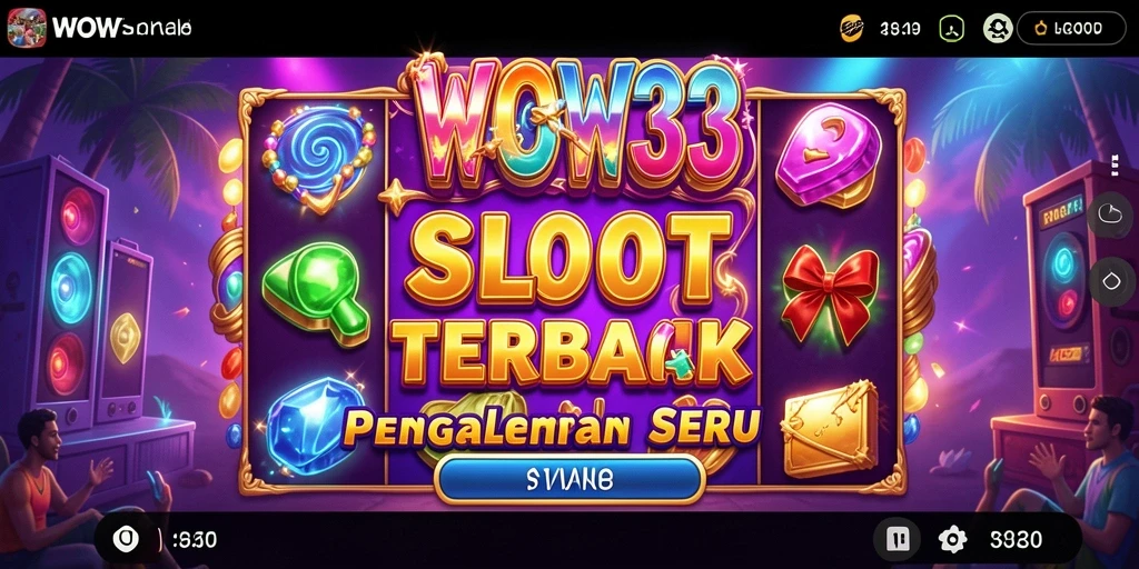 Tampilan menarik dari gameplay Slot WOW33 dengan berbagai mesin slot.