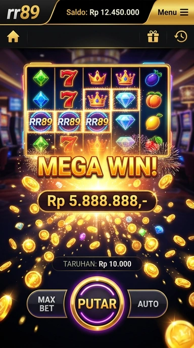 Tampilan antarmuka rr89 yang intuitif dan ramah pengguna.